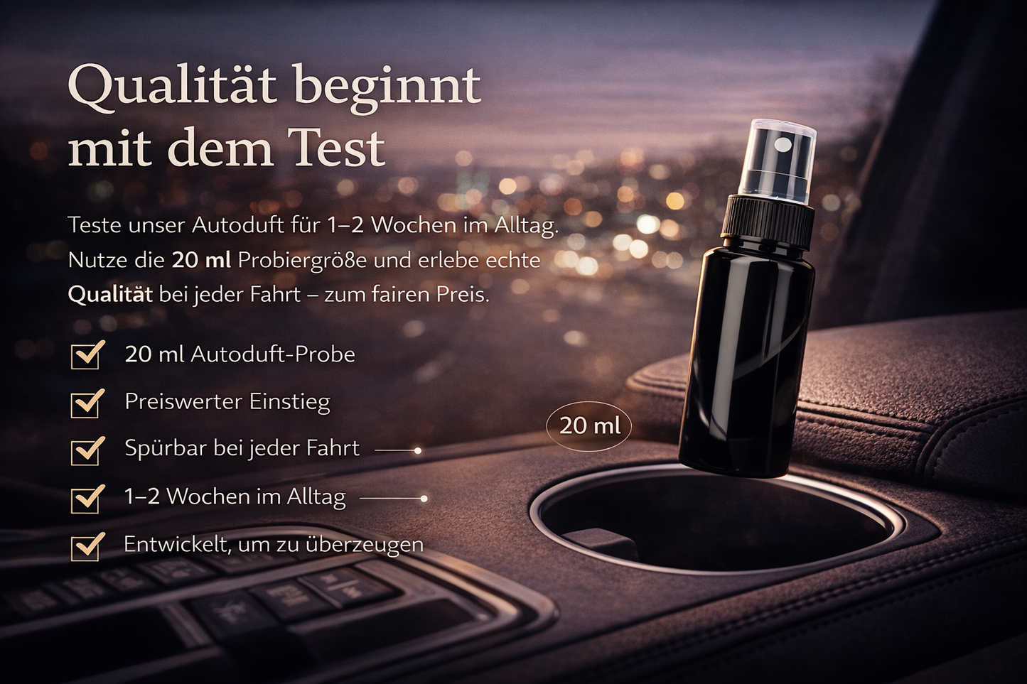 BaCAR RS Duftprobe 20ml | Luxus Autoduft Probe