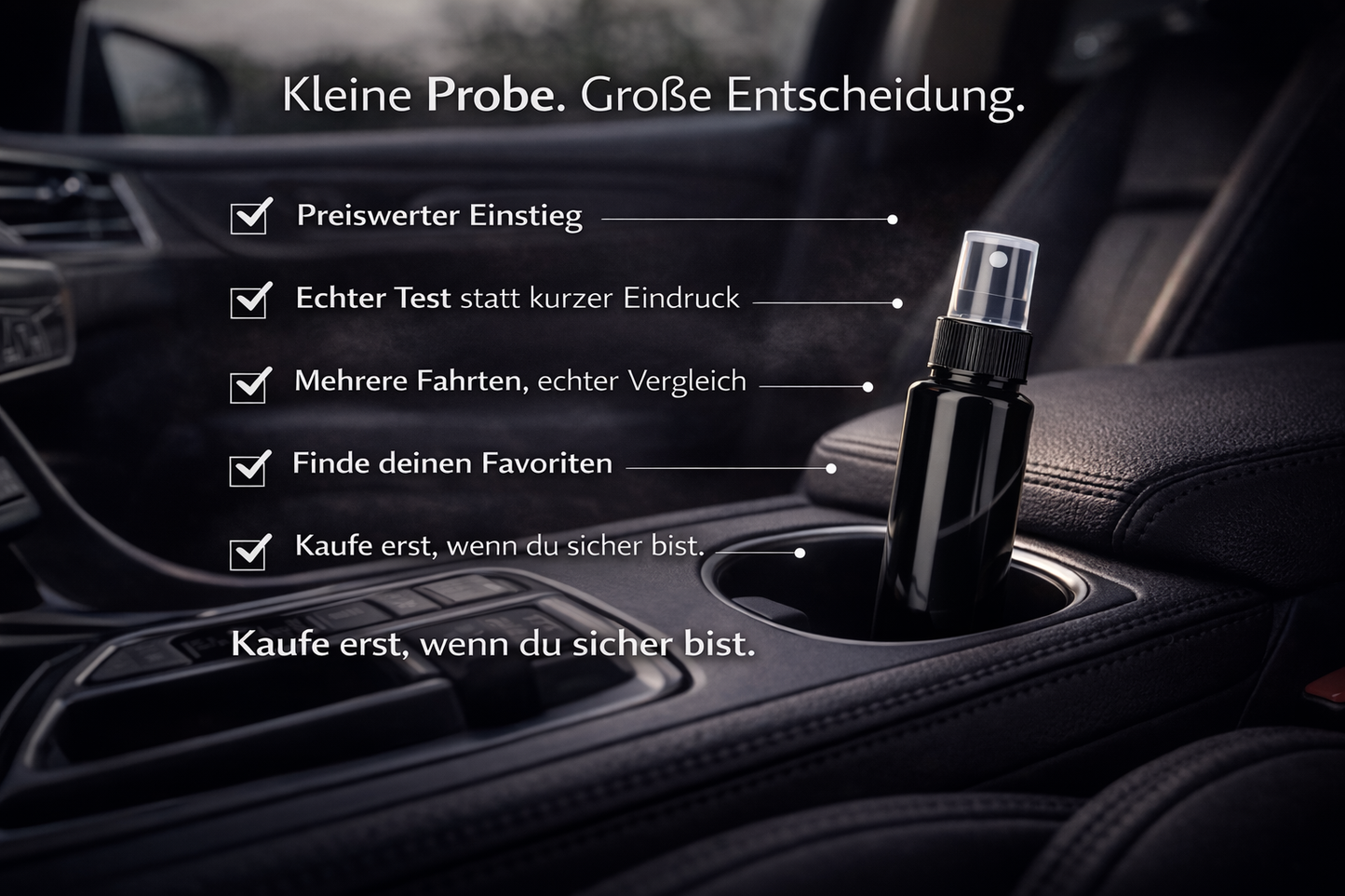 BaCAR RS Duftprobe 20ml | Luxus Autoduft Probe